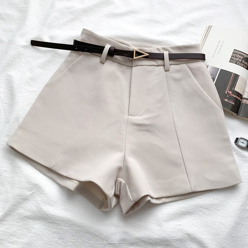 Women's vintage luxe shorts fabric close-up