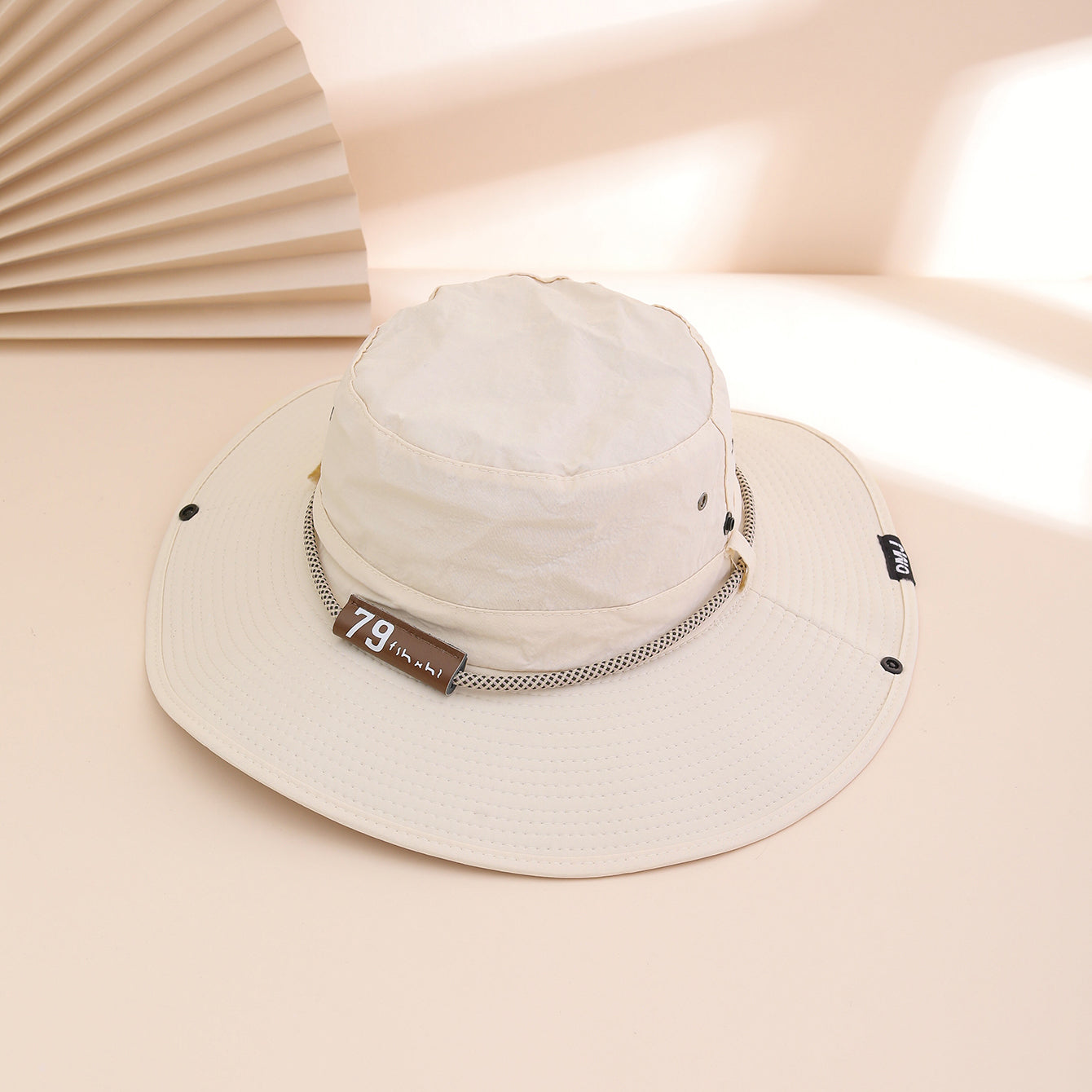 Leather Brim Fisherman Hat