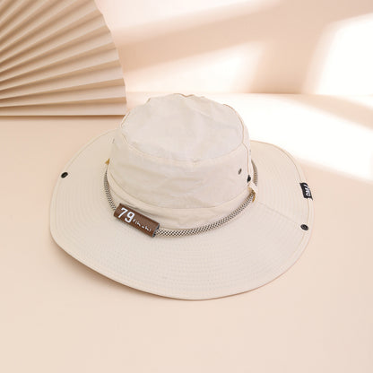Leather Brim Fisherman Hat