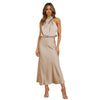Elegant sleeveless summer dress main view