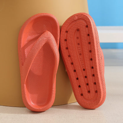 Thick sole EVA slides back view