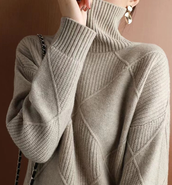 High Collar Warm Sweater
