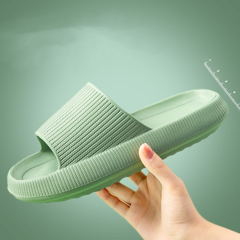 Soft EVA summer slides styled