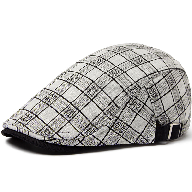 Summer Plaid Beret