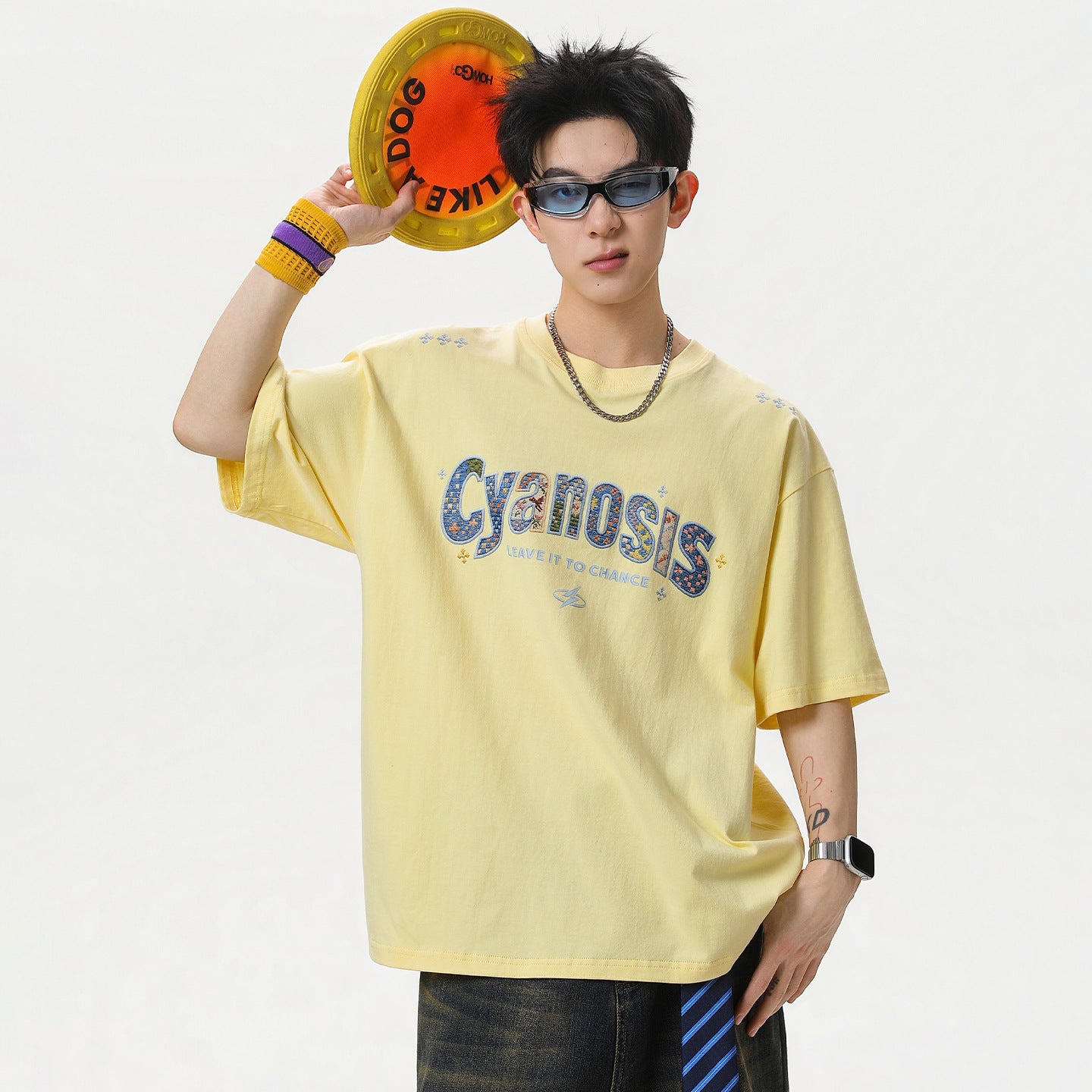 Embroidered Patch Tee