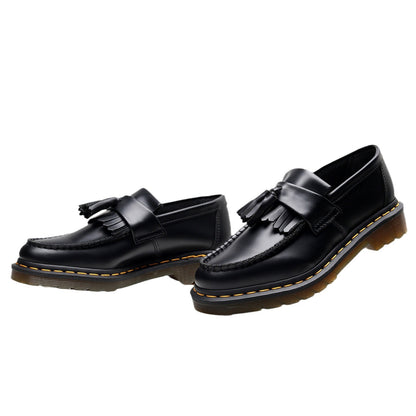 Men's leather loafer back view