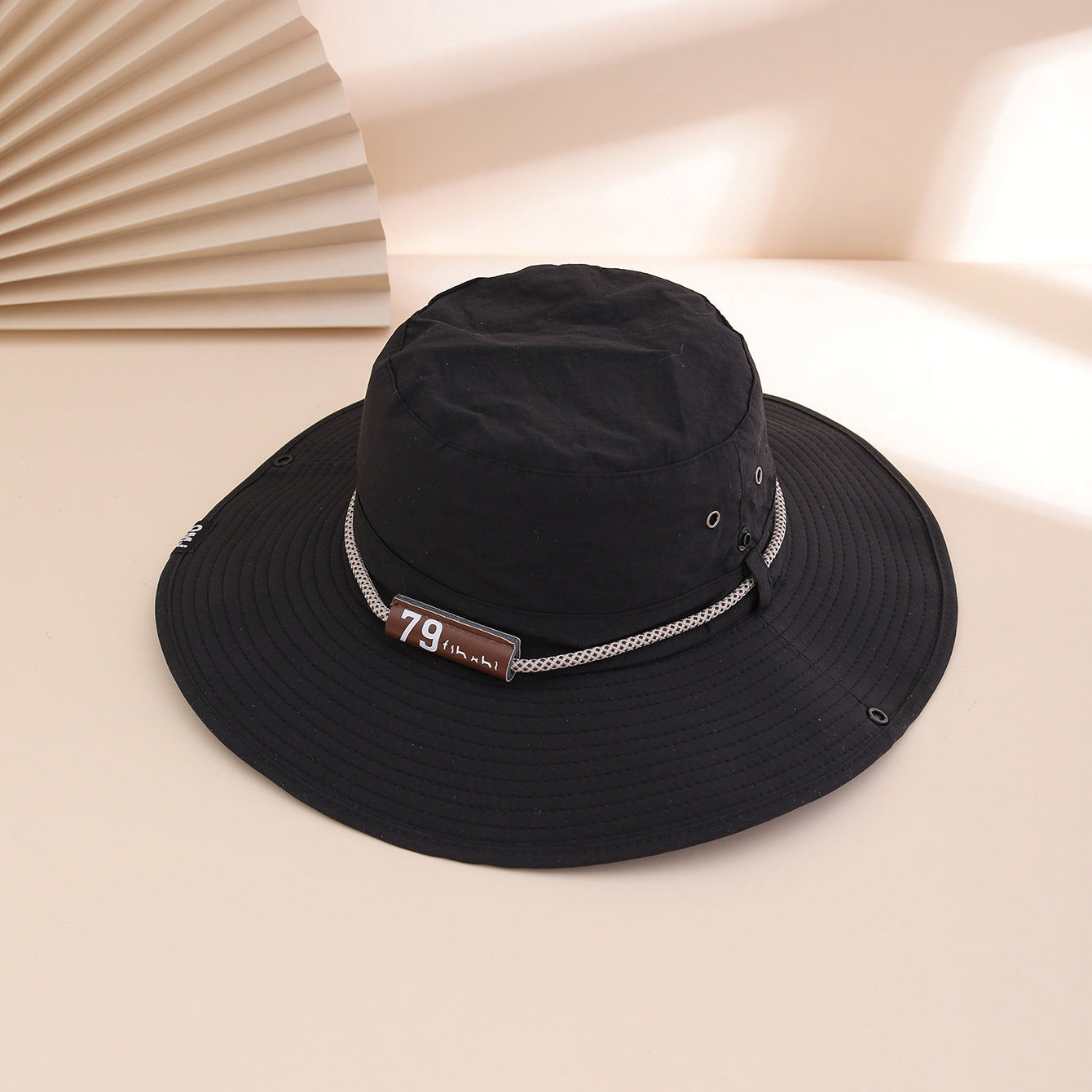 Leather Brim Fisherman Hat