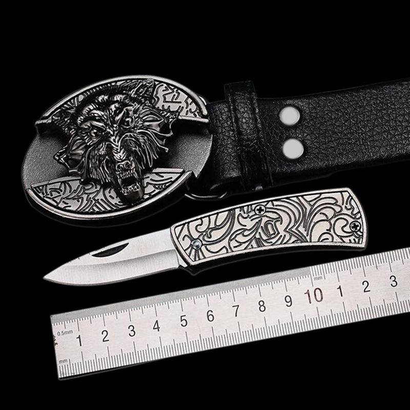 Punk defense buckle belt lifestyle