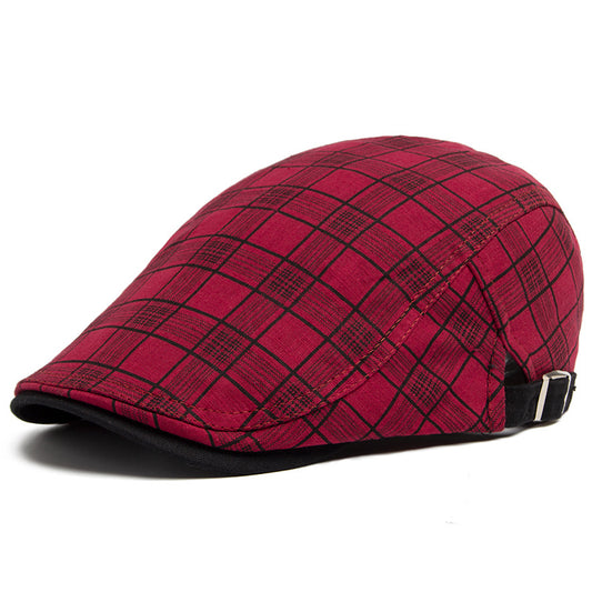 Summer Plaid Beret