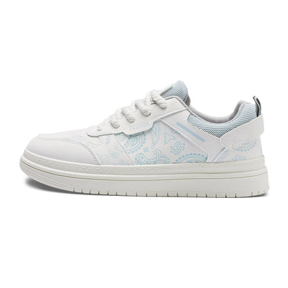 Men's paisley canvas sneakers pair view