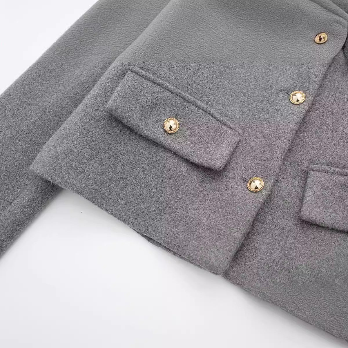 Women's Savile crop blazer back view
