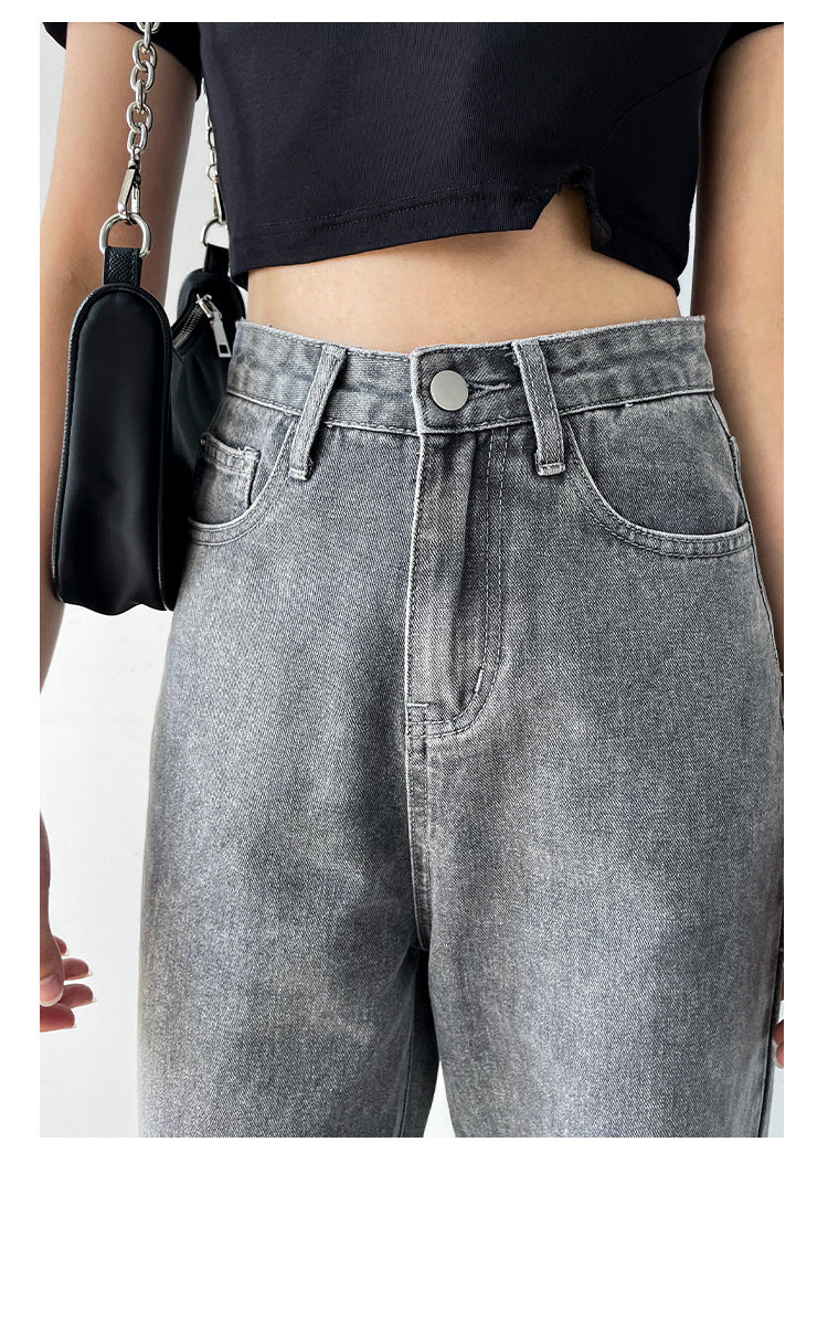 Vintage high rise jeans waistband detail