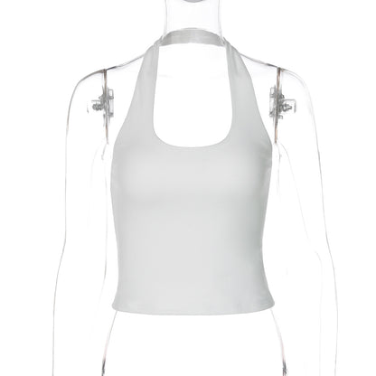 Backless slim vest color options
