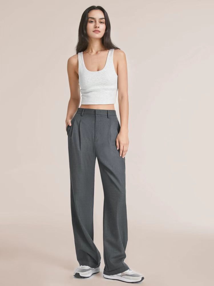 Serena wide-leg trousers lifestyle styled