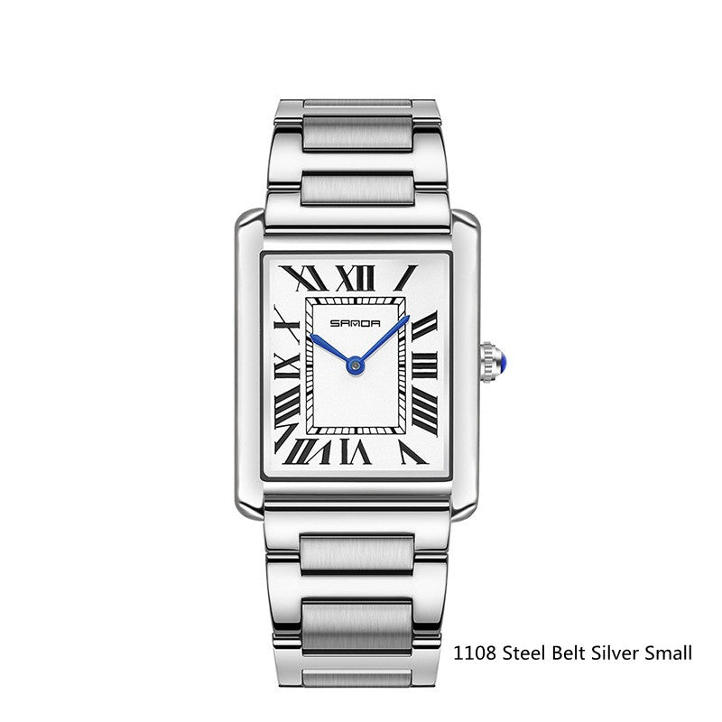 Roman scale couple watch color options