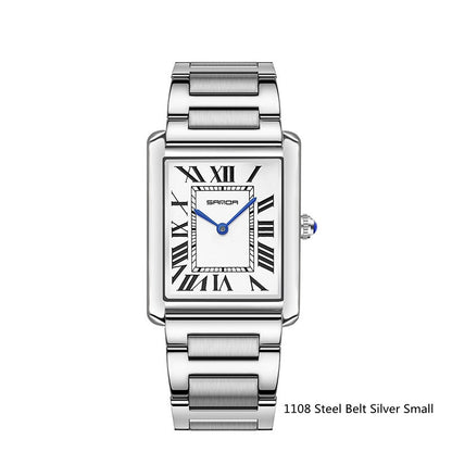 Roman scale couple watch color options