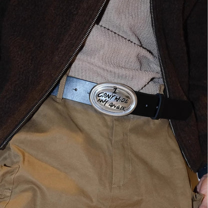Graffiti Distressed Belt