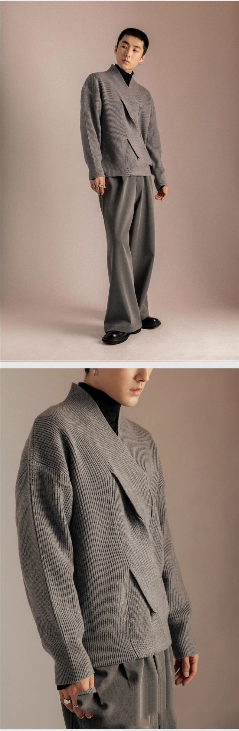 Japanese V-Neck Sweater