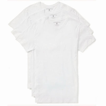 Men's slim fit crewneck tees 3 pack lifestyle