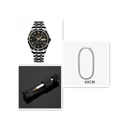 Classic Two-Tone Steel Watch