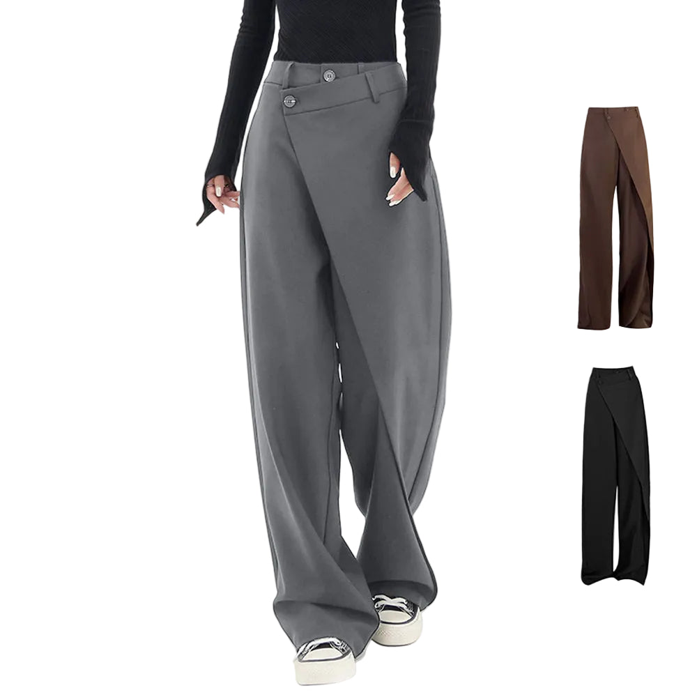 Irregular wide leg pants main view