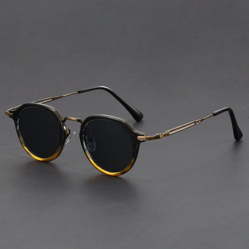 Unisex UV Circle Frame Sunglasses