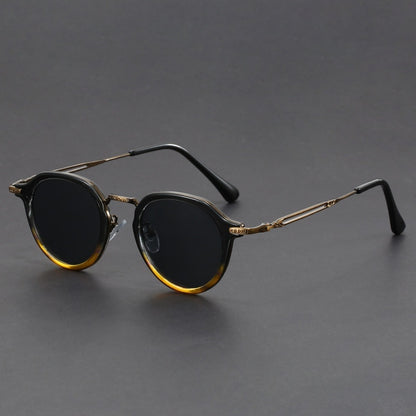 Unisex UV Circle Frame Sunglasses