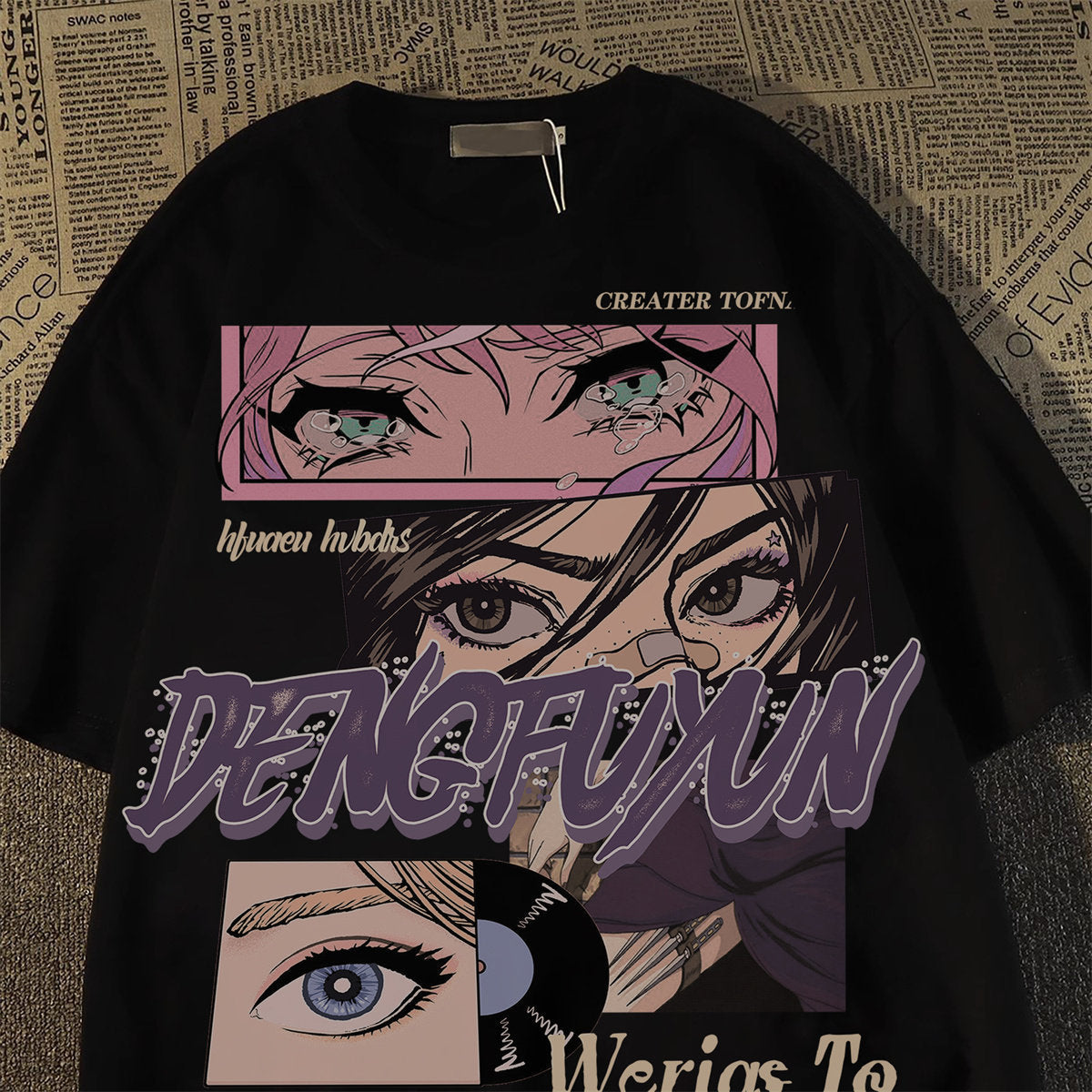 New Anime Loose Print Tee
