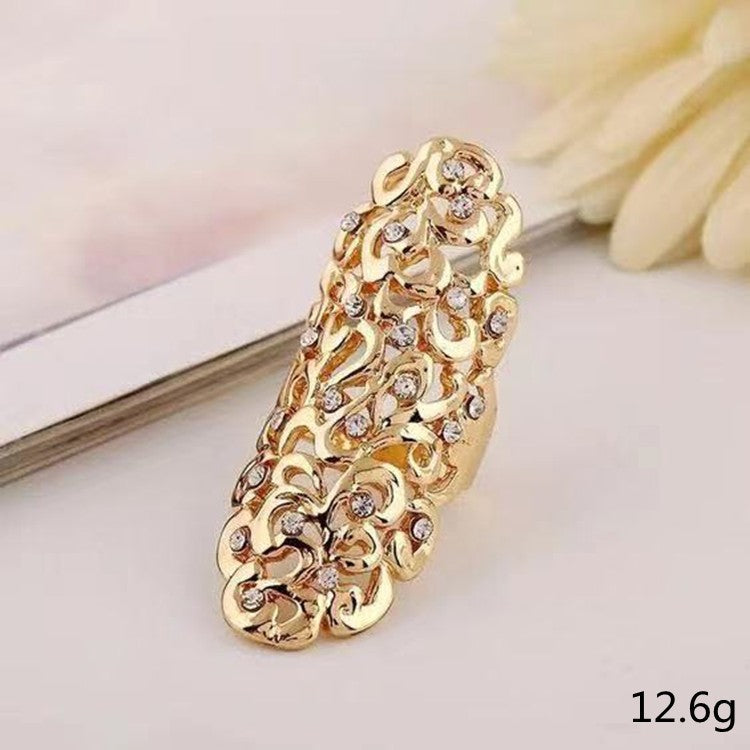 Hollow pattern ring color options