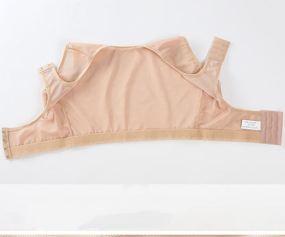Posture correcting corset bra strap detail