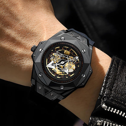 Trendy personalized watch side view