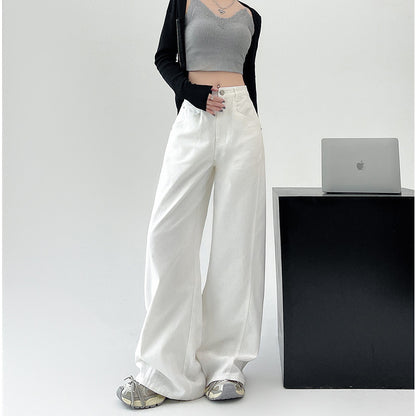 Retro high waist jeans full length