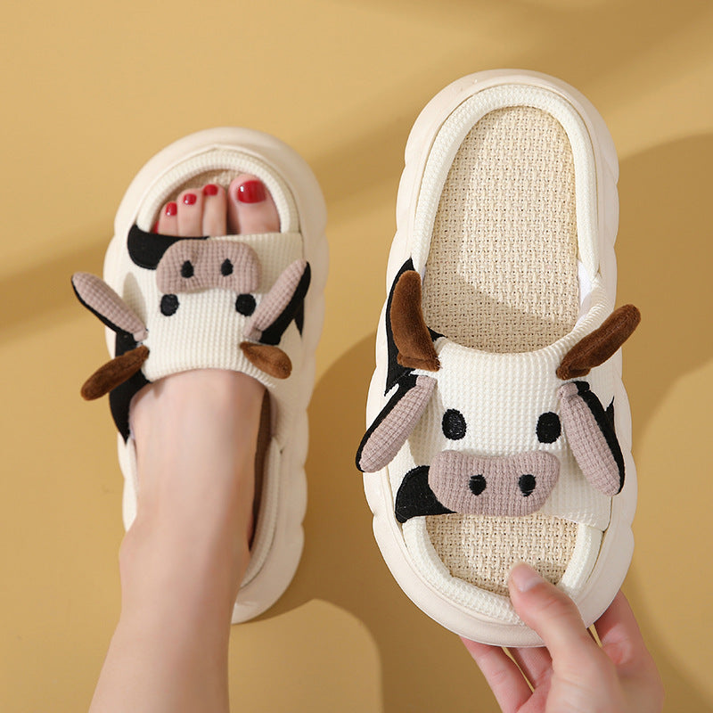 Cartoon animal home slippers alternate style
