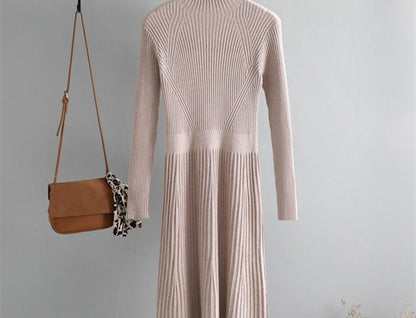 Women's cashmere flare dress alternate color