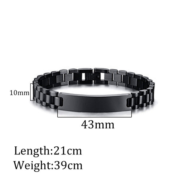 Signature chain bracelet on wrist lifestyle