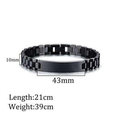 Signature chain bracelet on wrist lifestyle