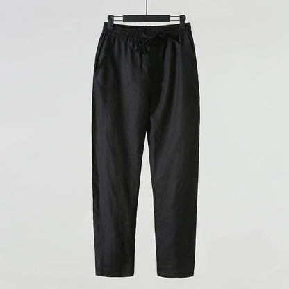 Zanzibar relaxed linen trousers alternate color