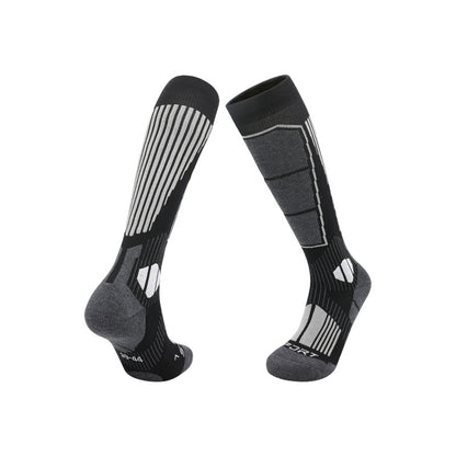 Thick ski socks detail