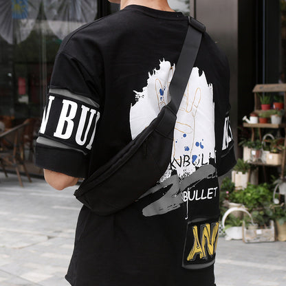 Outdoor sports crossbody bag strap detail