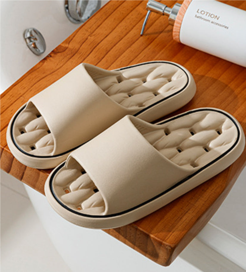 Thick sole home slippers color options
