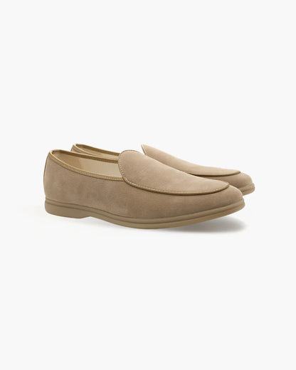 Men's Stirling loafer classic slip-on shoes in beige